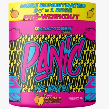 Imagem de Pré Treino Panic Adaptogen Super Concentrado 300g Explosivo - Manga Laranja