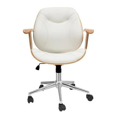 Imagem de Cadeira de Escritório Diretor Giratória Antonella Branca