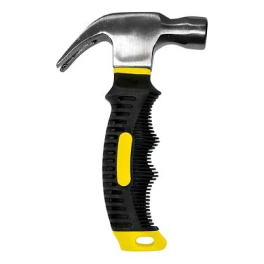 Imagem de Mini martelo com unhas emborrachadas, aço carbono e fibra de vidro