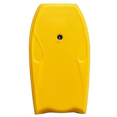 Imagem de Prancha de Surf, Prancha Bodyboard Semi e Fundo Rigido, 100cmx Largura 53cm X Espessura 6,7 Cm(Amarela,Leash Punho All Stick)
