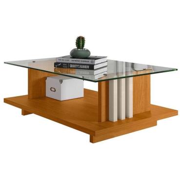 Imagem de Mesa De Centro Frizz Cinamomo Off White - Madetec