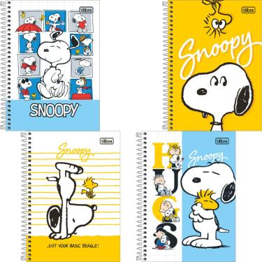Imagem de CADERNO CAPA DURA UNIVERTÁRIO SNOOPY 10MAT 160FL - TILIBRA