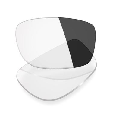 Imagem de Mryok Lentes de reposição UV400 e peças de nariz para óculos de sol Ray-Ban RB3379 64 mm, HD Polarized, proteção UV, resistente a impactos e ajuste perfeito - Adapte cinza fotocromático