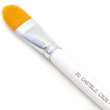 Imagem de Pincel Castelo Série Branca C526 Língua de Gato - Pincéis castelo, 20