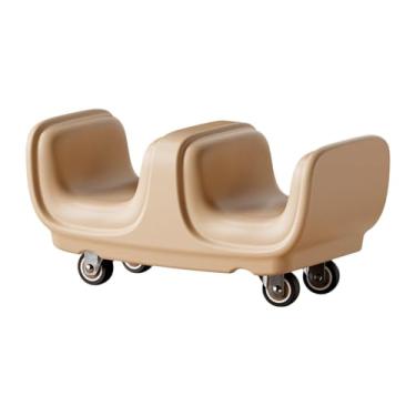 Imagem de Vaveren Rolo de Treinamento Abdominal - Equipamento de Fitness com Design Ergonômico para Fortalecimento Abdominal, Exercícios de Flexão e Musculação