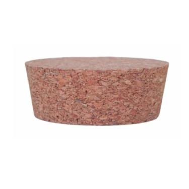 Imagem de Kit com 100 unidades - Tampa Rolha Cortiça Para Pote De Vidro Boca 45-20x38x33