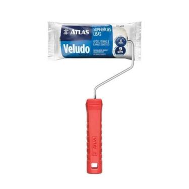 Imagem de Rolo Epóxi Mini 9cm Atlas 329/9  Acabamento Fino e Alta Precisão