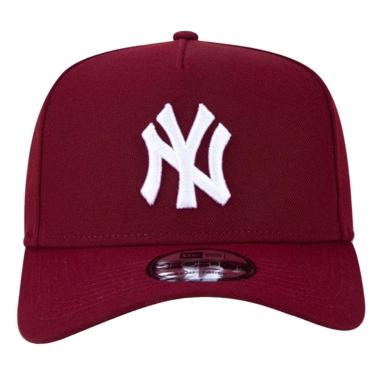 Imagem de Bone 940 Af Sn Neyyan Car Aba Curva Snapback Vermelho Escuro New Era-Masculino