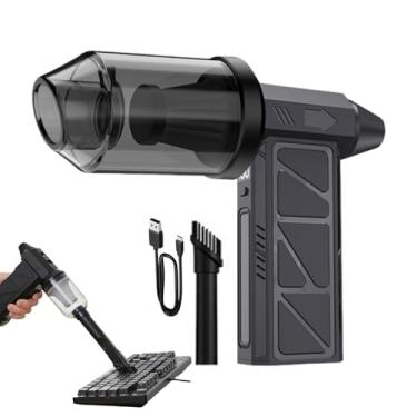 Imagem de Sopradores de Ar Comprimido - Ventoinha Recarregável Com Visor Digital,Assoprador de Pó,Para Limpeza De Computador Teclado Eletrônicos Pó Folhas Mesa Secagem E Aspiração