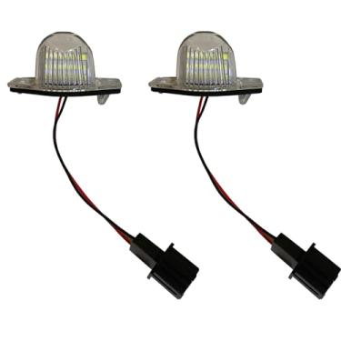Imagem de Kit de luz de placa de licença de LED completo compatível com Hon-da Civic Coupe Fit CR-V Element Crosstour Odyssey Insight HR-V FR-V Jazz (Power by 18-SMD Xenon White) (HONDA CR-V)