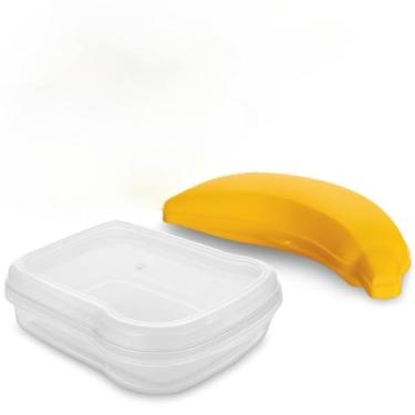 Imagem de Kit Porta Banana E Sanduicheira Para Marmita Lancheira Plasútil