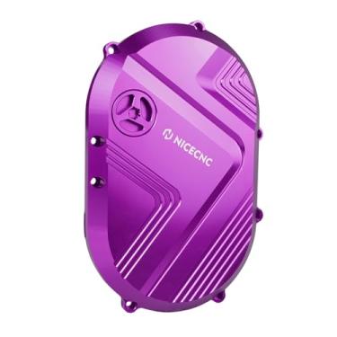 Imagem de NICECNC Protetor de capa de motor direito roxo compatível com Stark VARG MX/EX 2024-2025, usinagem de precisão CNC, alumínio T6061 resistente, anodizado e mais espesso para proteção máxima