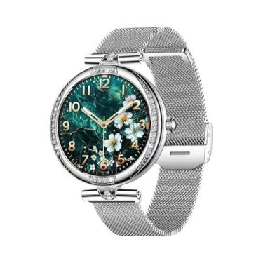 Imagem de Relógio Inteligente Feminino À Prova D'Água Com Monitor De Frequência 