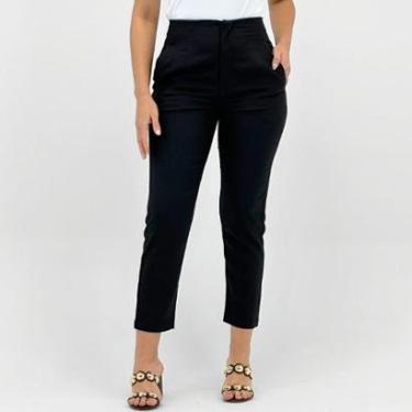 Imagem de Calça Malwee Reta Alfaiataria em Tecido Feminina-Feminino