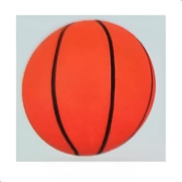 Imagem de Tabela de Basquete com Bola, Ferro e Plástico, Aro 30cm, Rede Nylon, para Porta ou Parede, +3 Anos