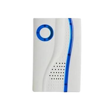 Imagem de Sanmix Campainha Sem Fio, Branca, 100 Metros de Alcance, 52 Melodias, LED Embutido, Transmissor Wireless, Pilhas Incluídas