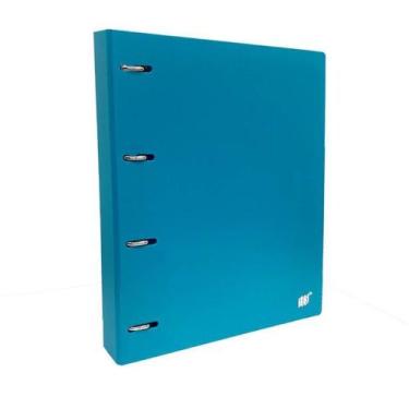 Imagem de Fichário Escolar Yes 4 Argolas 96 Folhas R4EAJ AZ_E Azul