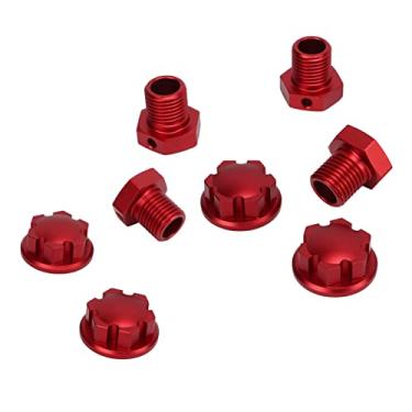 Imagem de Generic Adaptador de Cubos de Roda Rc, Cnc e Liga de Alumínio Processado Anodizado, Cubos de Roda Rc Leves de Alta Resistência, Kit Hexagonal para Substituição (#11)