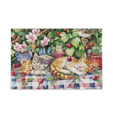 Imagem de 1000 Piece Cute Kittens Jigsaw Puzzles Wood and Paper Material, Funny Adult Puzzles