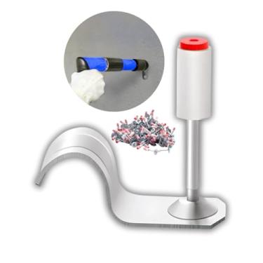 Imagem de Prego Finca Pino Tubular Meia Lua Para Pistola Grampo Fica Pino 100PEÇAS Concreto Alvenaria Madeira (20MM)