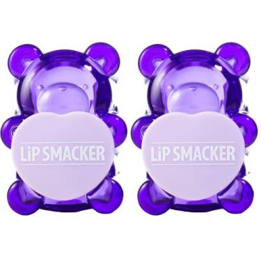 Imagem de Bálsamo labial Lip Smacker Sugar Bear Grapeful-4-U, pacote com 2 unida