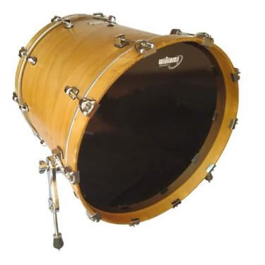 Imagem de Pele resposta para bumbo - Williams WS1SC Monofilme com anel abafador 18