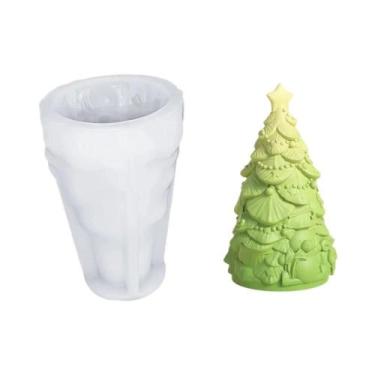 Imagem de Molde De Silicone Para Vela De Natal Com Tema De Veado, Gatinho E Bone