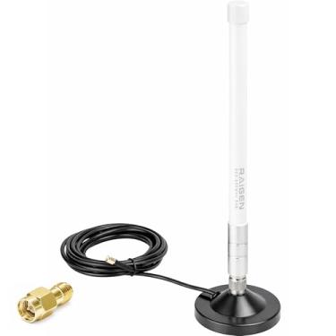 Imagem de Antena de fibra de vidro LoRa e base magnética, conector macho SMA cabo raigen-200 de 2 m para minerador de hélio de 915 MHz para MNTD, Nebra, RAK V2, Bobcat, Syncrob e Sensecap (3 dbi)