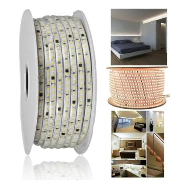 Imagem de Fita Led Direta 127v 7W/Metro 20m 4000K Branco-Neutro Para Perfil Led Não Precisa Fonte