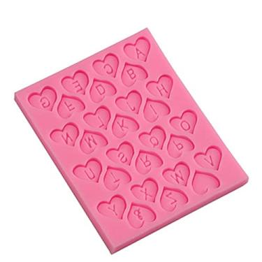 Imagem de GLOGLOW Molde de Silicone Em Forma de Coração, Assadeira de Grau Alimentício para Bolo, Sabonete de Chocolate, Fondant, Reutilizável, Não Com Fácil Desmoldagem, Cabe Em Forno de