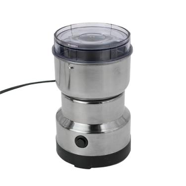 Imagem de Moedor Triturador De Cafe Sementes Eletrico Aço Inox Mini 200W Voltagem:110v SPO0018-110v