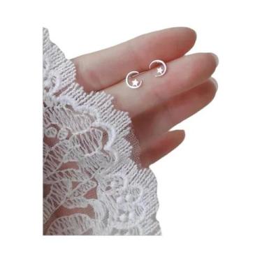 Imagem de Brincos De Coração Mini Fofos Para Mulheres Em Cobre, Joias De Piercin