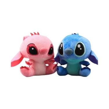 Imagem de Chaveiro De Pelúcia Kawaii Lilo E Stitch 10 Peças 10CM Brinquedo De De