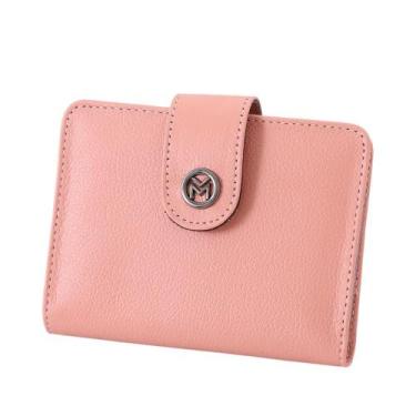 Imagem de Carteira de Couro Mariart 236C Cores, Rosê