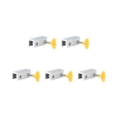 Imagem de Trava De Janela Antifurto Ajustável Com Chave Para Bebês E Crianças, T