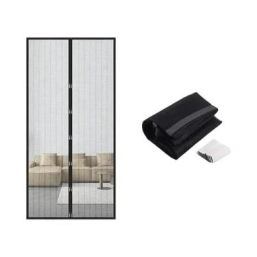 Imagem de Rede Anti-Mosquito Magnética Para Portas E Janelas, Cortinas Com Fecha