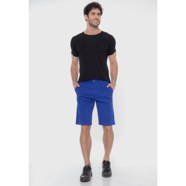 Imagem de Bermuda Sarja 7879 Azul Royal F075 - macaw, 44, Azulroyal