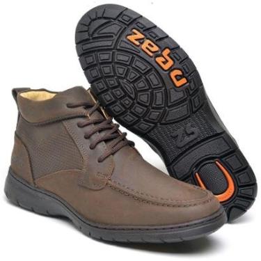 Imagem de Bota Botina Zebu Graxo Tenis Casual Original 74090-Masculino