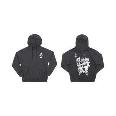 Imagem de Hoodies Casuais Masculinos De Manga Longa Com Estampa Hip Hop Harajuku