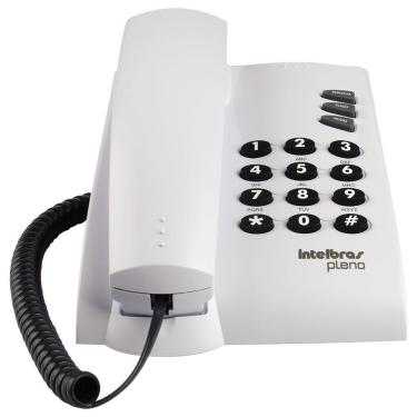 Imagem de Telefone Com Fio Intelbras Pleno Sem Chave Cinza Artico