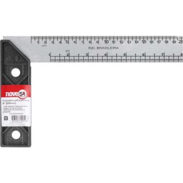 Imagem de Esquadro Para Carpinteiro 8", com Cabo Plástico, Nove54