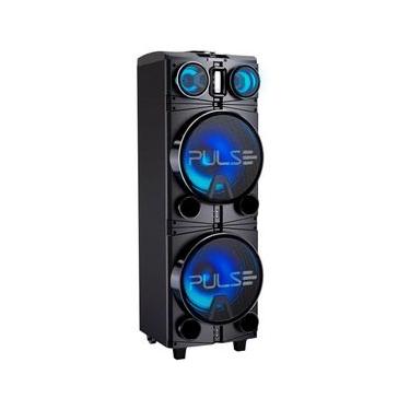 Imagem de Torre de Som Pulse Storm SP514 com Iluminação LED, Bluetooth, Entradas de Microfones e Rádio FM- 1500W RMS