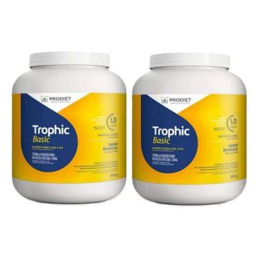 Imagem de 2 Potes De Trophic Basic 800g Dieta Enteral Prodiet , Baunilha