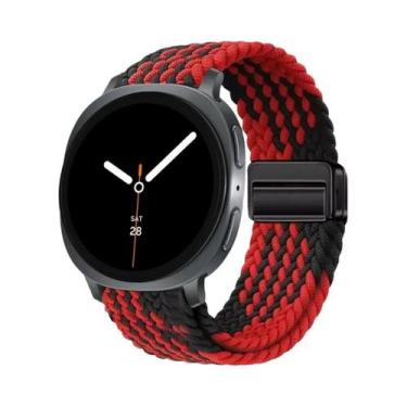 Imagem de Pulseira Magnética De Nylon Trançado Solo Loop De 40mm 44mm 46mm Para 