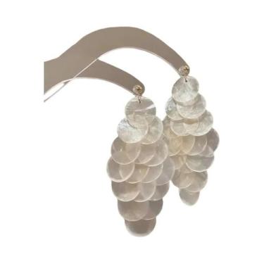 Imagem de Brincos Longos De Franjas Geométricas Para Mulheres, Joias De Moda Lux