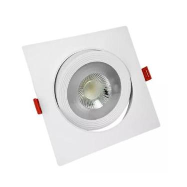 Imagem de Luminária Spot De Led Quadrado Embutir 12W 4000k Bivolt Avant