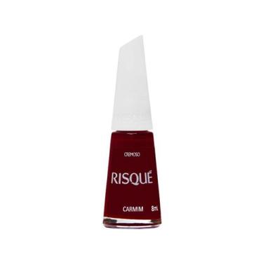 Imagem de Esmalte Cremoso Carmim 8ml - Risqué - Risque, Vermelho, 8ml