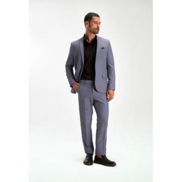 Imagem de Costume Docthos Slim PV Liso, 004 cinza claro, 48