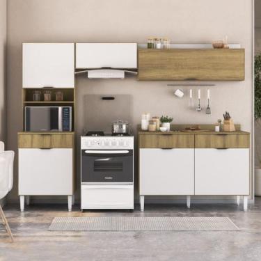 Imagem de Conjunto de Cozinha Completa 4 Módulos Lâmina Valencia Yescasa