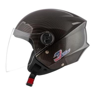 Imagem de Capacete Aberto Pro Tork New Liberty 3 Carbon, PRETO, 60